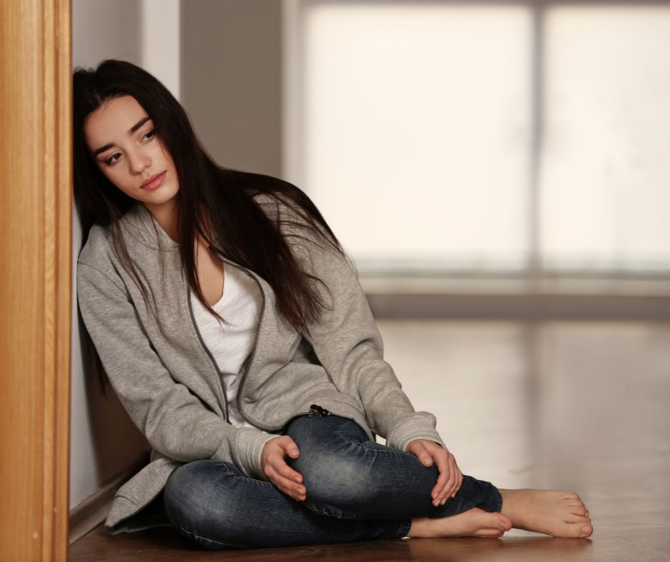 past life grief woman