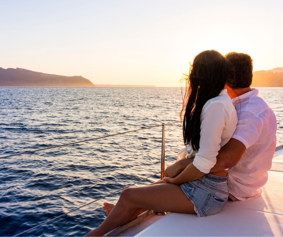 past life couple ocean